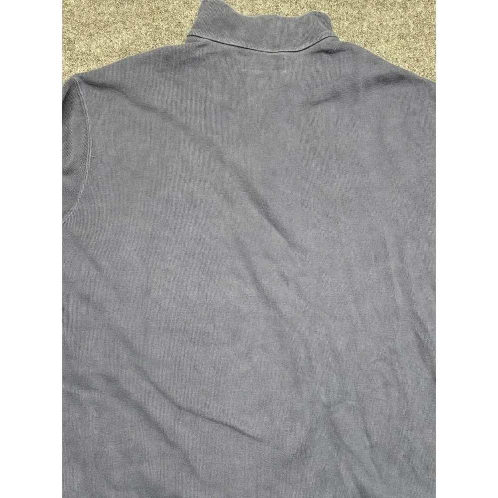 Polo Ralph Lauren Estate Rib Quarter Zip Pullover Sweater Mens XL Navy‎ Blue